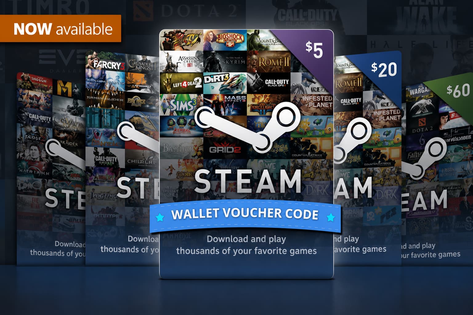 Steam Gift Cards